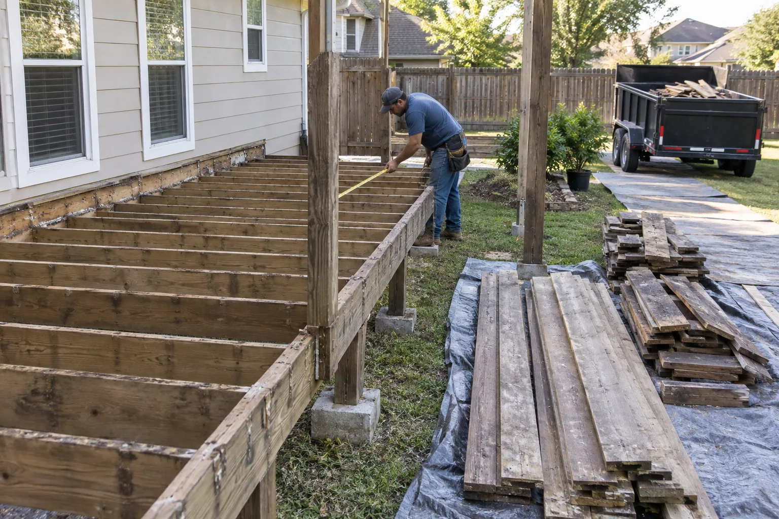 What to Check Before an Old Deck Is Removed